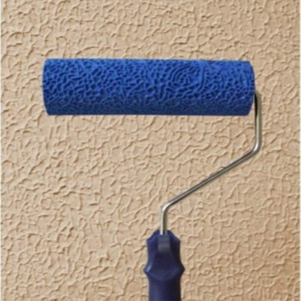 8 inch Texture Paint Roller Printing Tool Diatom mud Construction Tool Art Paint Texture Wall Paint Tool