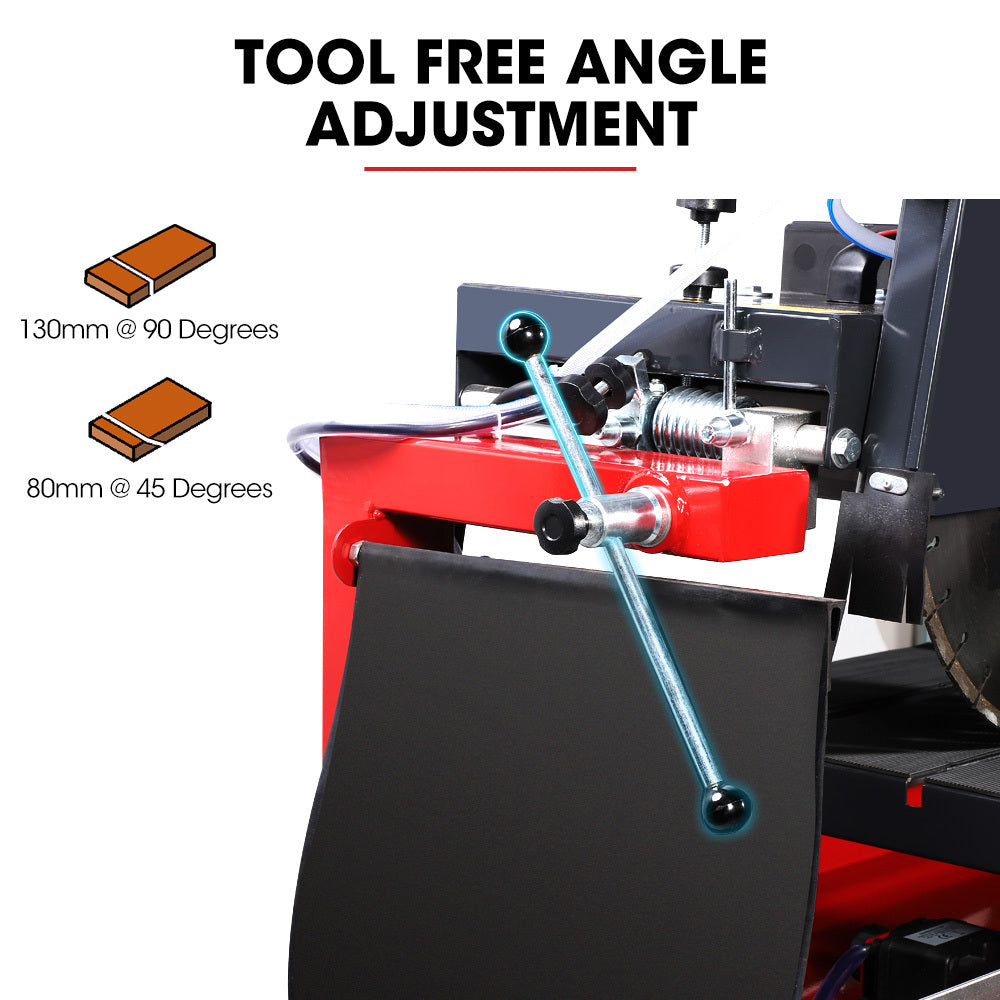 BAUMR-AG 2200W 450mm 18" Brick & Masonry Table Saw, Electric Tile Concrete Cutting, with Stand